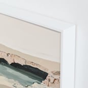 "Northern California Seacave" - Art Print in Sandstone by Caryn Owen - Frame Close-up