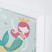 "siren's song no. 2" - Art Print in bubble gum by peetie design - Frame Close-up