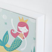"siren's song no. 2" - Art Print in bubble gum by peetie design - Frame Close-up