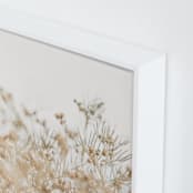 "Chaparral I" - Art Print in Warm White by Shawna Urban - Frame Close-up