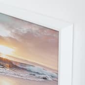 "Pacific Daydream Sorbet" - Art Print in sorbet by Kamala Nahas - Frame Close-up