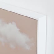 "Peachy Sky" - Art Print in Peach by Tania Medeiros - Frame Close-up