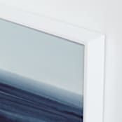 "Beyond the Water" - Art Print in Deep Blue by Little Valley Studio - Frame Close-up