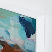 "Blue Splash" - Art Print in Splash Blue by Cristina Marie - Frame Close-up