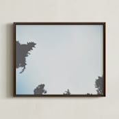 "look up 3" - Art Print in hazy grey by blackwhite press - Framed