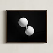 "Spherical" - Art Print in Black & White by Monica Gussow - Framed