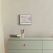 "Walkabout" - Art Print in Paperwhite by Kelly Johnston - In a Room