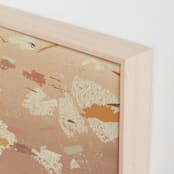 "Aki " - Art Print in Orange Brown by Shiho Whitehead - Frame Close-up