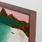 "Con Son Island" - Art Print in Emerald Isle by Deborah Chou - Frame Close-up
