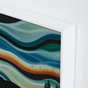 "Space Infinity" - Art Print in Midnight by Laura Blue Palmer - Frame Close-up