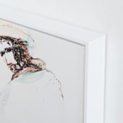 "painting of a man" - Art Print in bark by Ramnik Velji - Frame Close-up