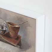 "Tallow Berries" - Art Print in Terracotta by Lorent and Leif - Frame Close-up