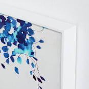 "Always Growing" - Art Print in cobalt by Sonal Nathwani - Frame Close-up