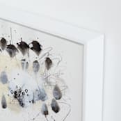 "Magnetic II" - Art Print in Black and White by Elle Claire - Frame Close-up