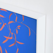 "Breeze" - Art Print in Cerulean by Sonal Nathwani - Frame Close-up