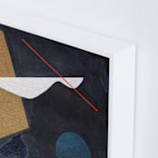 "FOR WANT OF A NAIL" - Art Print in Charcoal by Keren Toledano - Frame Close-up