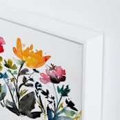 "island wildflowers no.2" - Art Print in gold poppy by Kiana Lee - Frame Close-up