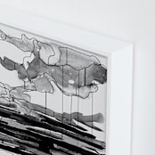 "Missouri" - Art Print in Black & White by Stephanie Nowotarski - Frame Close-up