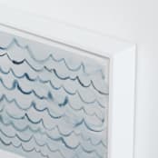 "waves" - Art Print in pool blue by Kelly Witmer - Frame Close-up
