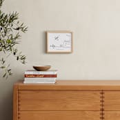 "Your Drawing: Landscape Custom Print" - Custom Print in Deep Gray by Minted - In a Room