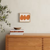 "Yoruba-7-01" - Art Print in earthy colors by Alain Castoriano - In a Room