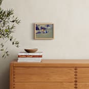 "Zachary and Violet Oxnard II" - Art Print in Raw Sienna by Annie Seaton - In a Room