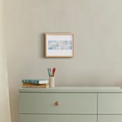 "Cumulus" - Art Print in White by Lynne Millar - In a Room