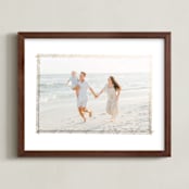 "Hand Sketched Frame" - Foil Framed Photo in Gold by June Letters Studio - Framed
