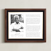 "Classic Edge" - Custom Foil Print in White by Nicole Walsh - Framed
