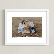 "With a Heart: Foil Framed Photo" - Foil Framed Photo in Gold by Laura Hamm - Framed