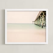 "Nostalgic" - Art Print in Sea Glass by Matthew Koehnemann - Framed