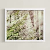 "Into The Dream" - Art Print in Dusty Rose by Gabrial Reising - Framed
