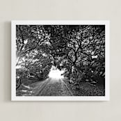 "The Passage " - Art Print in B&W by NSMARK - Framed