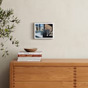 "Marfa Inside" - Art Print in Peach by Stephanie C Martinez - In a Room