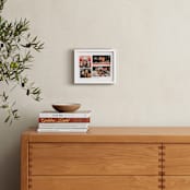"4 Photo Collage" - Foil Framed Photo in Gold by Hooray Creative - In a Room