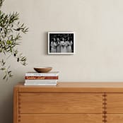 "Hearts: Landscape Foil Framed Photo" - Foil Framed Photo in Gold by Ashlee Townsend - In a Room