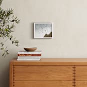 "Lost in Flight" - Art Print in Overcast Gray by Margaret Edith - In a Room