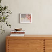 "Red Loops" - Art Print in Rosy Red by Kirsta Benedetti - In a Room
