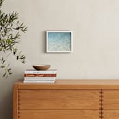 "Ankle Deep" - Art Print in Turquoise by Laura Browning - In a Room