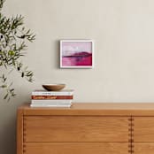 "Wide Awake" - Art Print in Purple and Pink by Julie Hawkins - In a Room