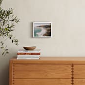 "Highway One" - Art Print in Seafoam Green by Christian Florin - In a Room