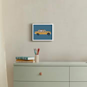 "New York" - Personalized Art Print in Taxi by Jenna Holcomb - In a Room