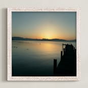 "Lake Tahoe Series" - Art Print in Sunrise Lake Tahoe by Neeta Sawhney - Framed