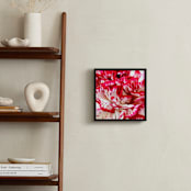 "Carnations" - Art Print in Bright red by NSMARK - In a Room