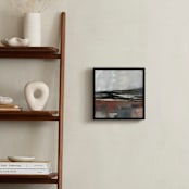 "North Country" - Art Print in light grey by Hadas Tal - In a Room