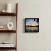 "Island Feels" - Art Print in Sunset by Hannah Graham - In a Room