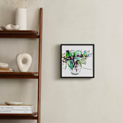 "I Odora You Daphne " - Art Print in Leafy Green by Lisa McLean - In a Room