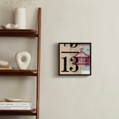 "Schoolhouse Rock No.1" - Art Print in Red by Kelly Maron Horvath - In a Room