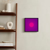 "Sun in the dust. Variations 11" - Art Print in Intense Violet by Arash Fattahi Acosta - In a Room