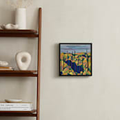"Raised Bogs of Germany" - Art Print in Burnt Orange by Jane Clark - In a Room